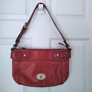 Fossil Y2K vintage shoulder bag keyhole EUC